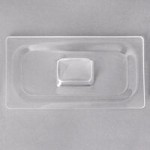 Carlisle CM110303 Coldmaster 1/3 Size Black Divided Cold ABS Plastic Food Pan - 6 Carlisle CM110303 Coldmaster 1/3 Size Black Divided Cold ABS Plastic Food Pan - 6