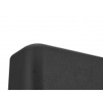 Carlisle CM110303 Coldmaster 1/3 Size Black Divided Cold ABS Plastic Food Pan - 6 Carlisle CM110303 Coldmaster 1/3 Size Black Divided Cold ABS Plastic Food Pan - 6