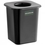 Carlisle CM110303 Coldmaster 1/3 Size Black Divided Cold ABS Plastic Food Pan - 6 Carlisle CM110303 Coldmaster 1/3 Size Black Divided Cold ABS Plastic Food Pan - 6