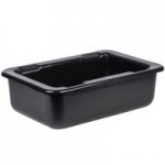 Carlisle CM110303 Coldmaster 1/3 Size Black Divided Cold ABS Plastic Food Pan - 6 Carlisle CM110303 Coldmaster 1/3 Size Black Divided Cold ABS Plastic Food Pan - 6