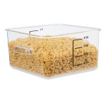 Rubbermaid® 4 Qt. Clear Square Polycarbonate Food Storage Container Rubbermaid® 4 Qt. Clear Square Polycarbonate Food Storage Container