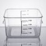 Rubbermaid® 4 Qt. Clear Square Polycarbonate Food Storage Container Rubbermaid® 4 Qt. Clear Square Polycarbonate Food Storage Container