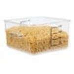 Rubbermaid® 4 Qt. Clear Square Polycarbonate Food Storage Container Rubbermaid® 4 Qt. Clear Square Polycarbonate Food Storage Container