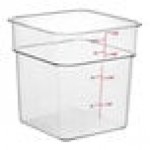 Rubbermaid® 4 Qt. Clear Square Polycarbonate Food Storage Container Rubbermaid® 4 Qt. Clear Square Polycarbonate Food Storage Container