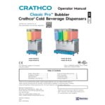 Crathco SR-25-16 Classic Pro Bubbler Double 4.75 Gallon Bowl Refrigerated Beverage Dispenser - 120V Crathco SR-25-16 Classic Pro Bubbler Double 4.75 Gallon Bowl Refrigerated Beverage Dispenser - 120V