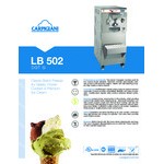 Carpigiani LB-502 G DGT-A 20 Qt. Air Cooled Gelato Batch Freezer - 208-230V