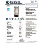 Hoshizaki RM-26-HC 30