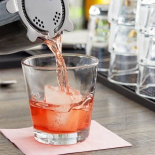 Anchor Hocking 90253 Clarisse 12 oz. Stackable Rocks / Double Old Fashioned Glass - 24/Case