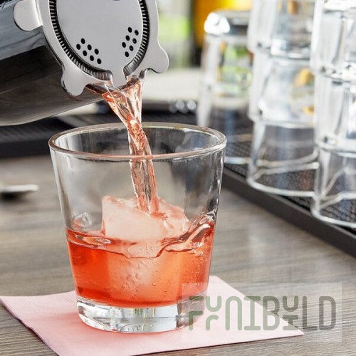 Anchor Hocking 90253 Clarisse 12 oz. Stackable Rocks / Double Old Fashioned Glass - 24/Case