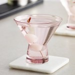 Acopa Pangea 8.5 oz. Mauve Martini Glass - 12/Case Acopa Pangea 8.5 oz. Mauve Martini Glass - 12/Case