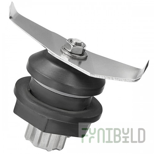 Hamilton Beach 98455 Cutter Assembly for HBB255, HBB255S, HBH455, HBF510, and HBF510S