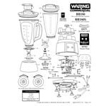 Waring 26669 Motor Shroud for Older Model Blenders
