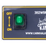 Carnival King WBM13DGT Non-Stick Belgian Waffle Maker with Digital Timer and Temperature Controls - 120V