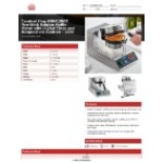 Carnival King WBM13DGT Non-Stick Belgian Waffle Maker with Digital Timer and Temperature Controls - 120V