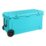 CaterGator CG100BLW Sky Blue 110 Qt. Mobile Rotomolded Outdoor Cooler / Ice Chest CaterGator CG100BLW Sky Blue 110 Qt. Mobile Rotomolded Outdoor Cooler / Ice Chest