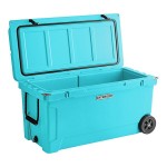 CaterGator CG100BLW Sky Blue 110 Qt. Mobile Rotomolded Outdoor Cooler / Ice Chest CaterGator CG100BLW Sky Blue 110 Qt. Mobile Rotomolded Outdoor Cooler / Ice Chest