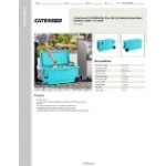 CaterGator CG100BLW Sky Blue 110 Qt. Mobile Rotomolded Outdoor Cooler / Ice Chest CaterGator CG100BLW Sky Blue 110 Qt. Mobile Rotomolded Outdoor Cooler / Ice Chest