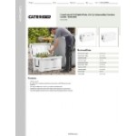 CaterGator CG100WH White 110 Qt. Rotomolded Outdoor Cooler / Ice Chest CaterGator CG100WH White 110 Qt. Rotomolded Outdoor Cooler / Ice Chest