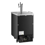 Avantco UDD-1-HC Triple Tap Kegerator Beer Dispenser - Black, (1) 1/2 Keg Capacity Avantco UDD-1-HC Triple Tap Kegerator Beer Dispenser - Black, (1) 1/2 Keg Capacity