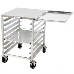 Channel RG102 6 Pan End Load Undercounter Work Top Sheet / Bun Pan Rack with Side Channels Channel RG102 6 Pan End Load Undercounter Work Top Sheet / Bun Pan Rack with Side Channels