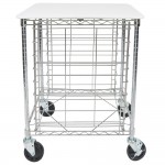 Metro RE3P Portable Wire Prep/Pan Rack (Unassembled) - 21 3/4