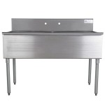 Advance Tabco 4-2-48 Two Compartment Stainless Steel Commercial Sink - 48
