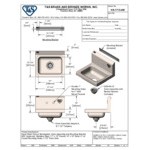 T&S HS-1715-4W 17 3/8 T&S HS-1715-4W 17 3/8