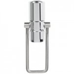 Advance Tabco 7-PS-66L Hand Sink with Splash Mounted Gooseneck Faucet and Left Side Splash Guard - 17 1/4