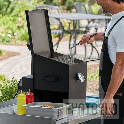 Backyard Pro BPF4G 4 Gallon Steel Liquid Propane Outdoor Deep Fryer - 90,000 BTU