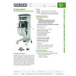 Hobart Legacy+ HL300 30 Qt. Planetary Floor Mixer with Guard & Standard Accessories - 120V, 3/4 hp Hobart Legacy+ HL300 30 Qt. Planetary Floor Mixer with Guard & Standard Accessories - 120V, 3/4 hp