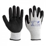 Armor Guys Basetek Hammer Head 4 02-028-XL Salt and Pepper A4 HDPE Gloves with Gray Polyurethane Palm Coating - Extra Large Armor Guys Basetek Hammer Head 4 02-028-XL Salt and Pepper A4 HDPE Gloves with Gray Polyurethane Palm Coating - Extra Large
