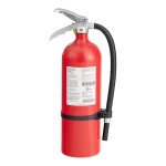 Badger Advantage ADV-550 5 lb. Dry Chemical ABC Fire Extinguisher with Wall Bracket - Untagged and Rechargeable - UL Rating 3-A:40-B:C