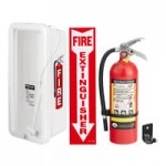 Badger Advantage ADV-550 5 lb. Dry Chemical ABC Fire Extinguisher with Wall Bracket - Untagged and Rechargeable - UL Rating 3-A:40-B:C