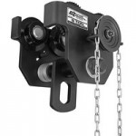 OZ Lifting Products 1 Ton Geared Beam Trolley with Hanger OZGBT-OBH