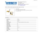 Wesco Industrial Products 272970 20