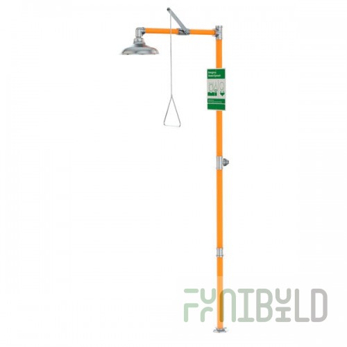 Guardian Equipment G1696 Stainless Steel Free Standing Emergency Shower