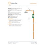 Guardian Equipment G1696 Stainless Steel Free Standing Emergency Shower