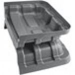 Lavex 16 Cubic Foot Gray Cube Truck Lid Lavex 16 Cubic Foot Gray Cube Truck Lid