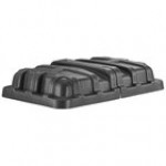 Lavex 16 Cubic Foot Gray Cube Truck Lid Lavex 16 Cubic Foot Gray Cube Truck Lid