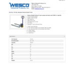Wesco Industrial Products 272136 Standard Deluxe Pallet Truck with 21