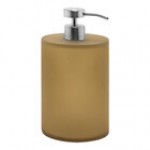 room360 Nassau 28 oz. Nutmeg Soap Dispenser with Matte Black Pump Top - 6/Case room360 Nassau 28 oz. Nutmeg Soap Dispenser with Matte Black Pump Top - 6/Case