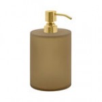 room360 Nassau 28 oz. Nutmeg Soap Dispenser with Matte Black Pump Top - 6/Case room360 Nassau 28 oz. Nutmeg Soap Dispenser with Matte Black Pump Top - 6/Case