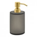 room360 Nassau 28 oz. Nutmeg Soap Dispenser with Matte Black Pump Top - 6/Case room360 Nassau 28 oz. Nutmeg Soap Dispenser with Matte Black Pump Top - 6/Case