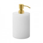 room360 Nassau 28 oz. Nutmeg Soap Dispenser with Matte Black Pump Top - 6/Case room360 Nassau 28 oz. Nutmeg Soap Dispenser with Matte Black Pump Top - 6/Case