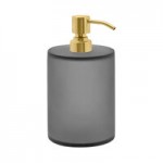 room360 Nassau 28 oz. Nutmeg Soap Dispenser with Matte Black Pump Top - 6/Case room360 Nassau 28 oz. Nutmeg Soap Dispenser with Matte Black Pump Top - 6/Case