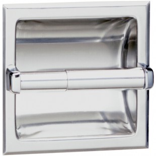 Bobrick B-6677 Recessed Toilet Tissue Dispenser with Satin Finish Bobrick B-6677 Recessed Toilet Tissue Dispenser with Satin Finish