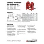 Reelcraft CA32106 L Series 30000 Low Pressure Premium-Duty Hand Crank Hose Reel for 1/2 Reelcraft CA32106 L Series 30000 Low Pressure Premium-Duty Hand Crank Hose Reel for 1/2