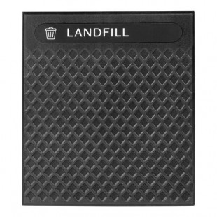 Rubbermaid® 2182671 Black Resin Medium 