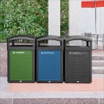 Rubbermaid® 2182671 Black Resin Medium 