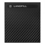 Rubbermaid® 2182671 Black Resin Medium 